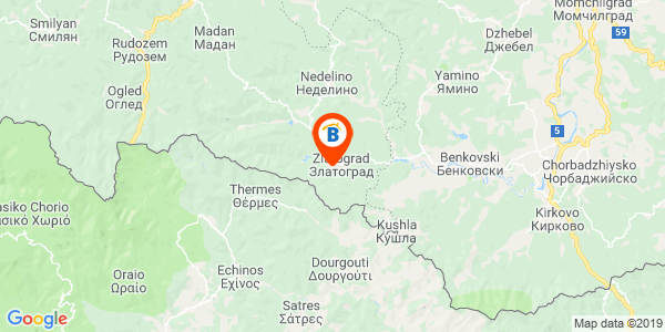 Местоположение на Къща за гости Перфект - Златоград