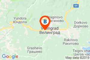 Местоположение на Къща за гости Марина ливада - Велинград