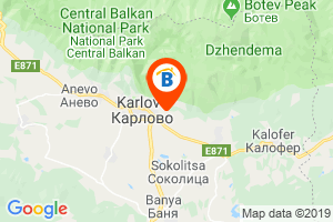 Местоположение на Къща за гости Подковите - Карлово