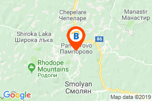 Местоположение на Вила Елица - Пампорово - Смолян
