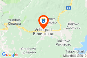 Местоположение на Къща за гости Горанови - Велинград