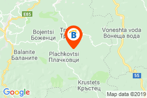 Местоположение на Ивановите къщи - село Престой - Трявна
