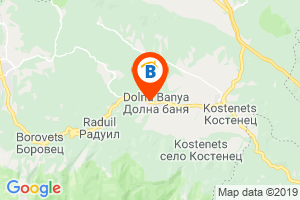 Местоположение на Калина комплекс - Долна баня - София