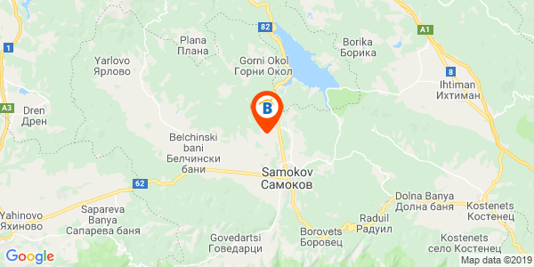 Местоположение на Къщи за гости Свети Никола - Самоков