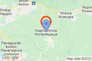 Местоположение на Къща за гости Колорит - Копривщица