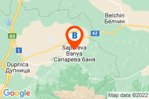 Местоположение на Апартамент под наем НИЯ - Сапарева баня
