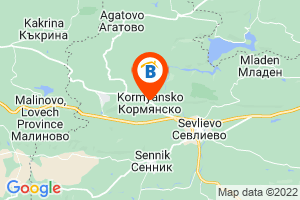 Местоположение на Къща за гости Моневски - село Кормянско - Габрово