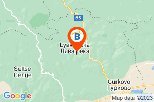 Местоположение на Къща за гости Приятели - село Лява река - Гурково - Стара Загора