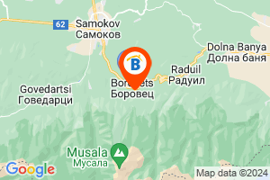Местоположение на Горска вила - к.к. Боровец