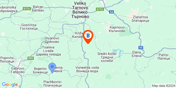 Местоположение на Къща за гости Големаните - село Големаните - Велико Търново