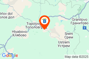 Местоположение на Къща за гости с механа Сакар Планина - село Орешник - Тополовград