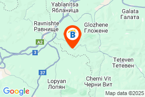 Местоположение на Къща за гости Речен рай - село Голям извор - Тетевен
