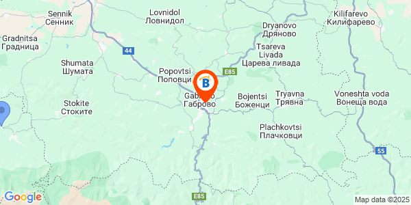 Местоположение на Къща за гости Мели - Габрово