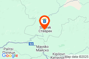Местоположение на Kъща за гости Стеврек Край реката - село Стеврек - Антоново - Търговище