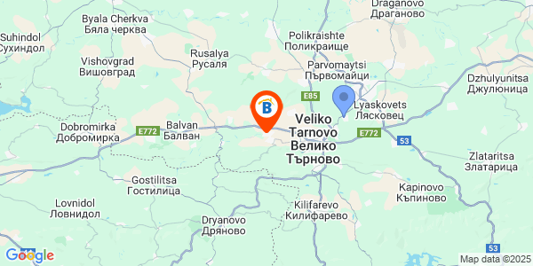 Местоположение на Къщата на Форест - село Леденик - Велико Търново