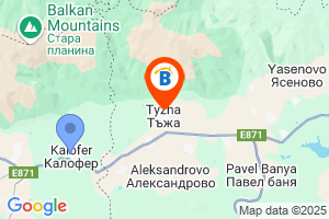 Местоположение на Блажевата къща - село Тъжа - Павел баня