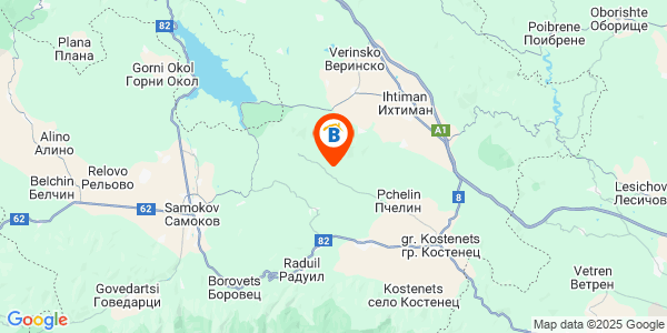 Местоположение на Къща за гости Гусу Баба - село Очуша - Костенец