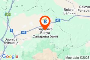 Местоположение на Докторската къща - Сапарева баня