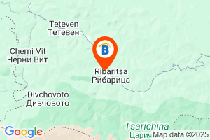 Местоположение на Къща за гости Брязово - село Рибарица - Тетевен