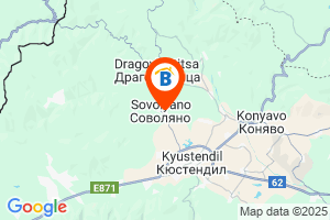Местоположение на Къща за гости Старата къща - село Соволяно - Кюстендил