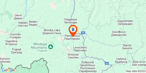 Местоположение на Къща Механа Баче Кольо - Пампорово