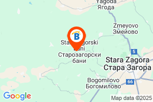 Местоположение на Къщи за гости The Stone Houses (Каменните къщи) - Старозагорски бани