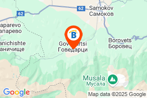 Местоположение на Къща на петте кьошета - село Говедарци - Самоков