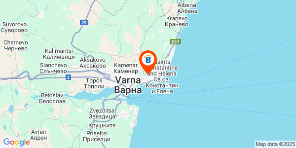 Местоположение на Къща Горският купол - Варна