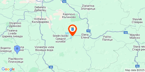 Местоположение на Къща за гости Сичановата къща - село Бръчковци - Елена