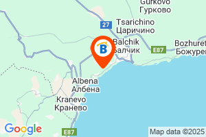 Местоположение на Вила Азур Лукс - Балчик