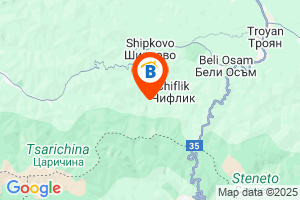 Местоположение на Вълеви къщи - село Чифлик - Троян