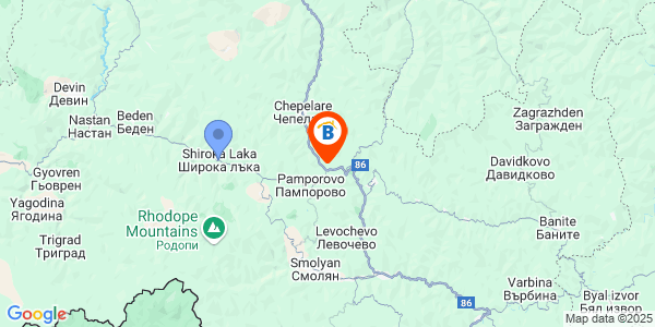 Местоположение на Къща за гости Ахрида - село Проглед - Смолян
