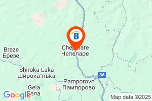 Местоположение на Ловен дом Мечи кът - Чепеларе