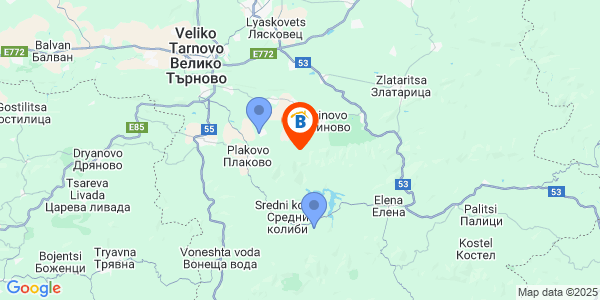 Местоположение на Къща за гости Вила Алекс - местност Къпиновски манастир - Велико Търново