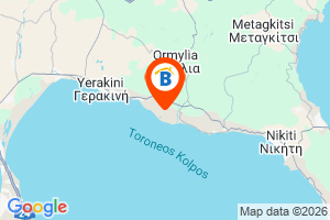 Местоположение на Villa Elia SPA Party Relax - Ormylia - Халкидики - Гърция