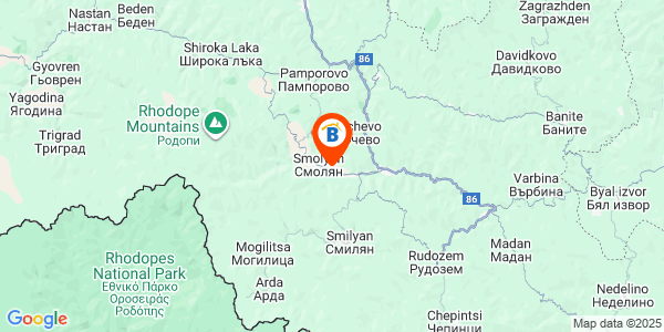 Местоположение на Къща за гости Панорама - Смолян