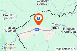 Местоположение на Къща за гости Green Heaven (Зелен рай) - село Зелениград - Перник