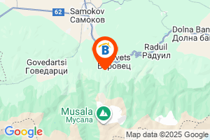 Местоположение на Finish Line Guest House And Food - к.к. Боровец