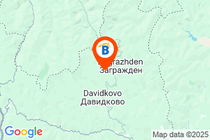 Местоположение на Творчески дом на БАН - село Глогино - Смолян