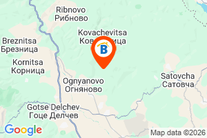 Местоположение на Комплекс Къщи за гости Родопски Кът - село Лещен - Гоце Делчев