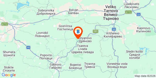 Местоположение на Къща за гости Белора- село Геша - Дряново