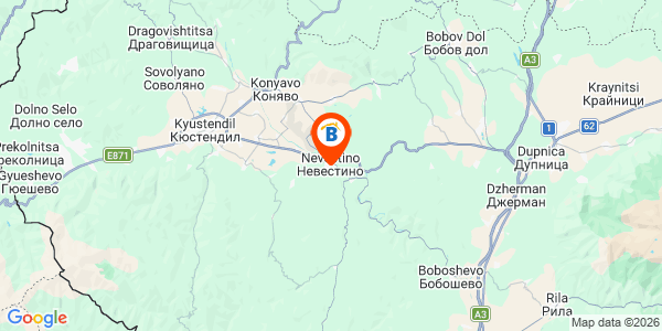 Местоположение на Къща за гости Миревата къща - село Невестино - Кюстендил