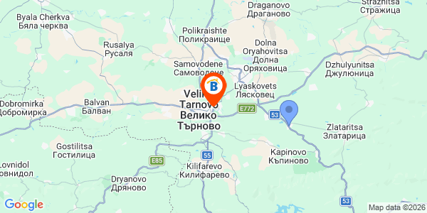 Местоположение на Old Street Guest House - Samovodska Charshiya - Велико Търново