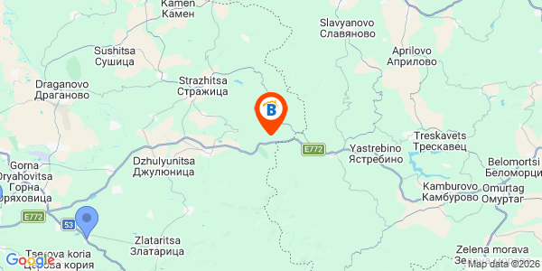 Местоположение на Пиперковата къща (The Pepper House) - село Кавлак - Велико Търново