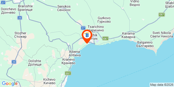 Местоположение на Вила Мариета (Villa Marieta) - Балчик