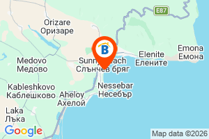 Местоположение на Апартаменти Галери - к.к. Слънчев бряг