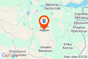 Местоположение на Къща за гости Юрта - село Аврен - Варна